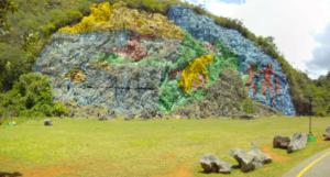 Felsmalerei Mural de la Prehistoria